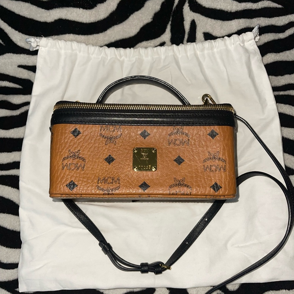 Mcm small vanity bag